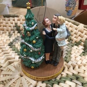 It’s a wonderful life keepsake ornament. Vintage hallmark 50th anniversa…